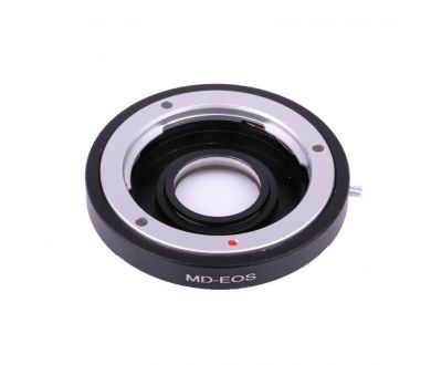 Переходник Minolta MD - Canon EOS с линзой